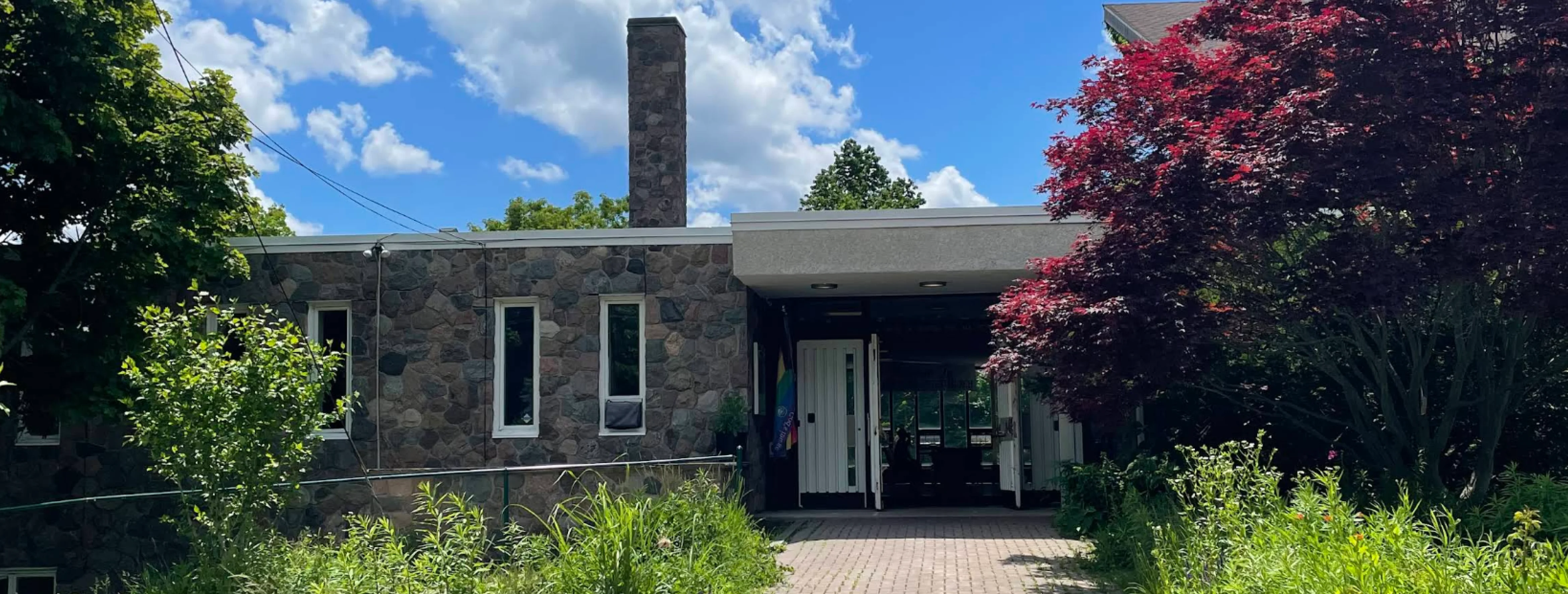 Exterior view of Bayview Muslim Community North York building
